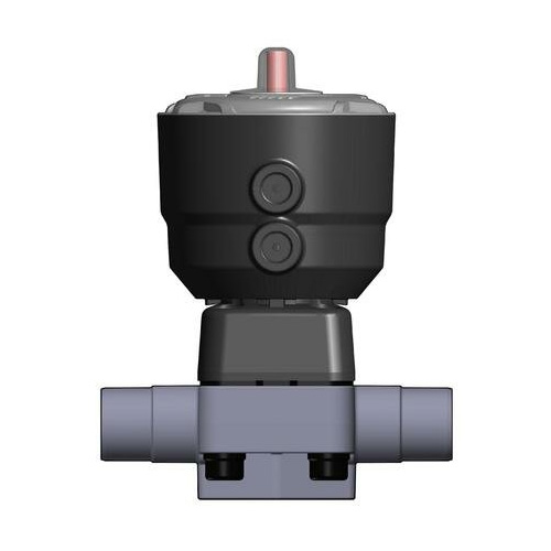 PVDF 2/2-Wege-Membranventil DK/CP, Schweißstutzen, NO, EPDM, Typ 382