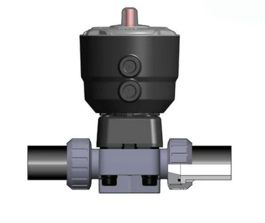 PP 2/2-Wege-Membranventil DK/CP, Verschraubung mit LS-Stutzen, DA, EPDM/PTFE, Typ 382