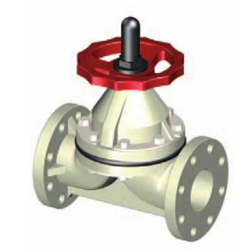 Membranventil PP-H, DIN-Flansche, EPDM