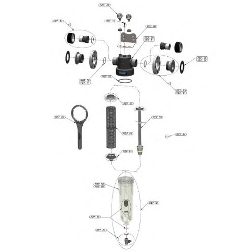 Cintropur Wasserfilter - Typenreihe - NW 500/650/800 - Ersatzteil